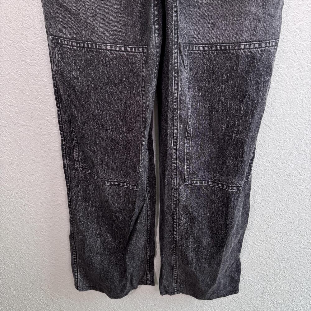Rag & Bone Liquid Miramar Overalls Womens Small Faux Denim Cotton Terry Tencel - Picture 8 of 13